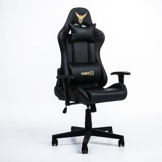 Silla Gamer X Silla Ergonomica Escritorio - Silla ejecutiva de Oficina - Sillas Gaming ergonómica reclinable de Piel sintética para Home Office